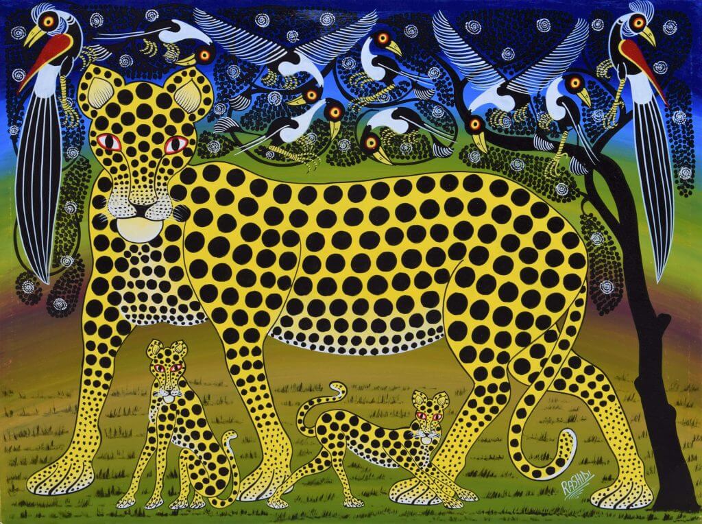 Leopard artwork tinga tinga