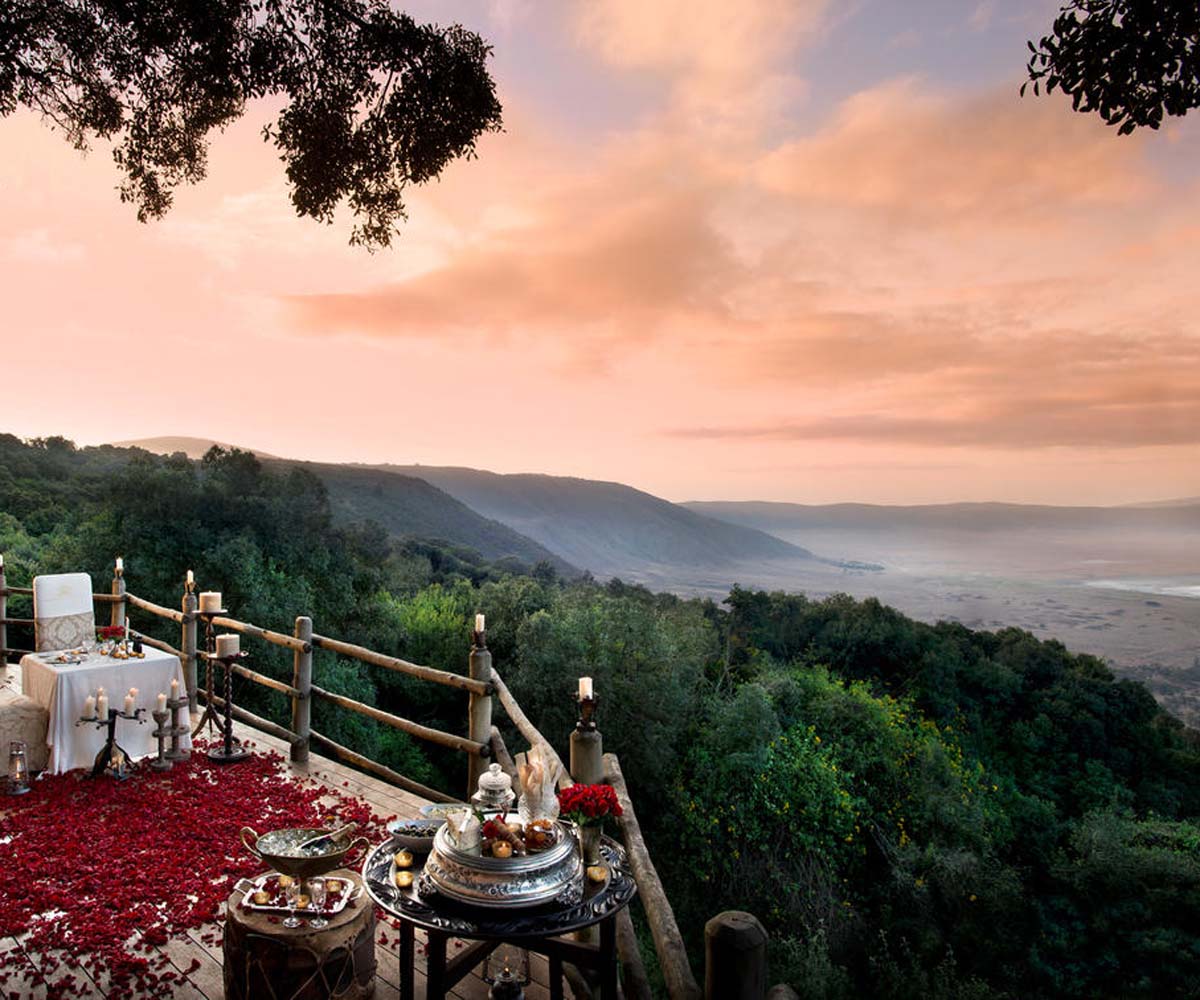 View from Crater Lodge, Ngorongoro Crater